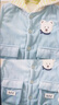 迪士尼（Disney）男女寶寶衣服秋冬裝嬰兒春款薄棉衣01-2周歲新生兒外穿馬甲三件套 小熊藍(lán)色 馬甲三件套 80(7-12個(gè)月) 曬單實(shí)拍圖