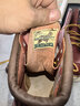 RED WING紅翼8875工裝靴犬標6寸經(jīng)典方頭E頭牛皮固特異馬丁靴狗標新年紅品 紅褐色 7.5 (美碼E頭) 曬單實(shí)拍圖
