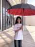慕妮薇德國超大雙層自動(dòng)雨傘加大加厚加固抗風(fēng)暴雨專(zhuān)用長(cháng)柄雙人三人男士 124CM氣質(zhì)黑【標準1-2人*10骨 】 曬單實(shí)拍圖