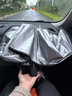 京東京造汽車(chē)遮陽(yáng)傘防曬隔熱車(chē)窗簾遮光板2025新款 全車(chē)型通用-冰甲 曬單實(shí)拍圖