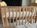 可优比（KUB）婴儿床多功能实木床少年儿童床摇篮欧式宝宝床新生儿bb摇篮 艾迪森基础款+四季床垫组合 实拍图