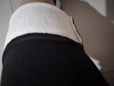恒源祥（HYX）加絨加厚打底褲女外穿冬季褲子高腰顯瘦保暖褲一體絨高彈力媽M褲 HG羊羔絨【黑】 XL【建議120-135斤】 曬單實(shí)拍圖