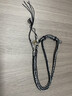 慕思語(yǔ)（MUSIYU）精品藏式手工編繩天珠橫穿掛繩吊墜繩高端鎖骨鏈項鏈繩掛脖可調節 黑色 A14-204 曬單實(shí)拍圖
