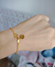 周生生足金側身水波紋黃金手鏈  女款 生日禮物 09240B計價(jià) 17厘米 - 3.48克(含工費130元) 曬單實(shí)拍圖