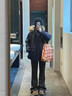 棉致工裝派克棉服女秋冬季潮流新款加厚大毛領(lǐng)寬松棉衣羽棉襖絨服外套 809藏青色【高品質(zhì)】 M 100-125斤 曬單實(shí)拍圖