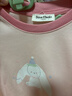 戴維貝拉（DAVE＆BELLA）男童抗菌防螨長(cháng)袖打底上衣女寶寶t恤秋季新款小童套頭衫兒童衣服 珍珠粉【現貨】 110 cm（建議身高100-110cm） 曬單實(shí)拍圖