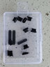 適用于安卓手機(jī)充電口防塵塞硅膠通用耳機(jī)孔Type-c小米11vivo榮耀Micro USB華為mat micro usb安卓單獨(dú)充電塞 黑色10個(gè) 送 曬單實(shí)拍圖