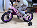 優(yōu)貝（RoyalBaby）兒童自行車(chē)男女鎂合金單車(chē) 月亮系列3-5歲 宇航員14寸 粉色 曬單實(shí)拍圖