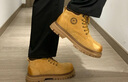 駱駝（CAMEL）【王俊凱同款】馬丁靴男鞋秋冬2025新款大黃靴女戶(hù)外工裝登山靴子 G13W379132 金黃色 42 曬單實(shí)拍圖