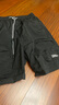 viishow日系短褲基礎百搭ins夏季寬松休閑運動(dòng)五分褲直筒潮機能工裝短褲 石墨黑 XL 曬單實(shí)拍圖