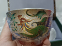 陶居盛中式琺瑯彩龍鳳對杯主人杯功夫茶具高檔鎏銀茶杯禮盒裝送禮 鎏銀龍鳳對杯·禮盒裝 130ml 2只 曬單實拍圖