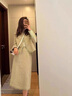 她芙（tafu）品牌女裝小香風(fēng)套裝女2025春秋新款法式氣質(zhì)粗花呢中長(cháng)款兩件套裙 綠色 M 曬單實(shí)拍圖