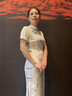 皮爾卡丹（pierre cardin）旗袍2025新款夏季改良年輕款少女白色新中式日?？纱┬€子中 云裳紗 L 曬單實拍圖