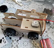 科技小制作馬達動力小車發(fā)動機賽車手工拼裝材料包科學實驗小學生 電動吉普車 曬單實拍圖