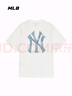 MLB男女短袖T恤做舊大logo速干涼感25新款時(shí)尚3ATSM0953-50IVS-XL 曬單實(shí)拍圖
