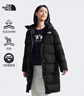 The North Face北面羽絨服女24秋冬新款戶(hù)外700蓬鵝絨中長(cháng)款保暖防風(fēng)外套81SA JK3/黑色 L/165 曬單實(shí)拍圖