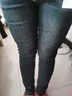 黛姿茹小腳牛仔褲女秋冬2025新款彈力鉛筆褲顯瘦彈力緊身加絨打底褲子 藍色/加絨款 3XL (31) 推薦135-145斤 曬單實(shí)拍圖