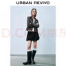 UR2025秋季新款女裝輕運動(dòng)休閑立領(lǐng)短款拉鏈外套UYY150002 深灰 M 曬單實(shí)拍圖