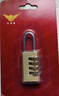 飛球（Fly.Globe）3位密碼銅掛鎖防水防銹行李拉桿箱工具箱背包學(xué)生宿舍健身房?jì)ξ锉耖T(mén)小鎖子27mm FQ-330 曬單實(shí)拍圖