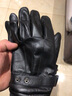 七匹狼真皮手套男士觸屏手套男長(cháng)款冬季保暖防風(fēng)防寒騎行綿羊皮防水手套 黑色款式三 M 曬單實(shí)拍圖
