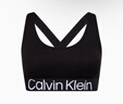 Calvin Klein內衣女士美拉德提花ck無(wú)鋼圈輕運動(dòng)可抽取墊交叉美背文胸QP3072O UB1-太空黑 M 曬單實(shí)拍圖