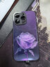 雅好（Yagoo）發(fā)光紫晶玫瑰適用于蘋果16手機殼網(wǎng)紅iPhone15ProMax來電閃發(fā)光外殼個性創(chuàng)意13男女情侶潮14保護套 【幻晶玫瑰紫】七彩聲控款 蘋果14Pro(6.1寸) 曬單實拍圖