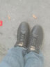 卡帝乐鳄鱼（CARTELO）鞋子男鞋春季2024高帮皮鞋男英伦板鞋韩版休闲鞋男靴 黑色 39码 实拍图