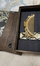 古瑤天然金絲楠木梳子禮盒裝女士高端禮物送女朋友禮品生日木梳子 桃花一對 曬單實(shí)拍圖