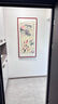 佐羅曼九魚(yú)圖新中式玄關(guān)裝飾畫(huà)荷花國畫(huà)年年有余客廳入戶(hù)走廊過(guò)道壁掛畫(huà) A蓮年有余 80×160【晶瓷】常規款 曬單實(shí)拍圖