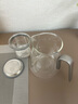 尚明玻璃內(nèi)膽磁旋飄逸杯泡茶壺茶水分離過濾沖茶具套裝家用辦公沏茶壺 槍黑色800ml 曬單實拍圖