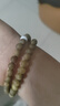 柚霓靈隱寺靜心綠檀木手串女正品本命年轉(zhuǎn)運(yùn)珠手鏈男佛珠手鏈女送老婆 綠檀木手串J421【白粉禮盒】 曬單實(shí)拍圖