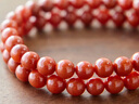 拉韞翡音天然南紅手串紅色手鏈女瑪瑙玉石柿子紅滿(mǎn)肉收藏級珊瑚火焰紋補火 【6mm】14-15cm手圍 曬單實(shí)拍圖