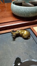 杰藝變色茶寵擺件創(chuàng  )意精品茶玩可養茶寶功夫茶具配件茶道招財牛轉乾坤 變色茶寵牛轉乾坤【金】 曬單實(shí)拍圖