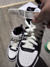 NIKE 耐克童鞋 COURT BOROUGH MID 男女童中幫魔術(shù)貼兒童運動(dòng)休閑板鞋 曬單實(shí)拍圖