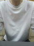 優(yōu)衣庫男女裝大師T AIRism寬松圓領(lǐng)T恤五分袖短袖475355 465185 475355/00白色 M /170/92A 曬單實(shí)拍圖