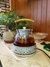 比全電陶爐煮茶器小型茶爐圍爐煮茶壺家用陶爐養生壺燒水壺套裝泡茶爐 爐(琺瑯彩)+提梁壺+烤網(wǎng) 曬單實(shí)拍圖