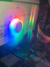 超频三（PCCOOLER）东海X4炫彩版 CPU散热器 (幻彩灯效/支持1700/温控风扇/4热管/多平台/附硅脂) 实拍图