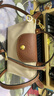 瓏驤（LONGCHAMP）Le Pliage 帆布短柄餃子包迷你手提包  米白色 L34175089P71  曬單實(shí)拍圖