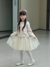 G.DUCKKIDS小黃鴨女童連衣裙秋裝2025新款洋氣兒童小香風(fēng)公主裙外套女孩裙子 粉色 120 建議5~6歲【110-120cm】cm 曬單實(shí)拍圖
