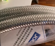 JOCBO【德國】龍頭進(jìn)水管冷熱上水軟管304不銹鋼編織防爆延長(cháng)尖頭管 304編織冷熱水管 80cm兩根裝 曬單實(shí)拍圖