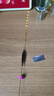 小鳳仙三色尾LED夜光漂變色水晶細硬尾日夜兩用魚(yú)漂高靈敏黑坑競技浮漂 L-DV05 湖庫深水魚(yú) 鉛約3.5g 雙排尾燈不變色+1粒316電池 曬單實(shí)拍圖
