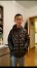 暇步士（Hush Puppies）童裝兒童男女大童冬季新款輕薄款羽絨服保暖輕盈有效羽絨服 鉆石黑 140 cm 曬單實(shí)拍圖