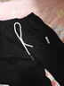 女童運動(dòng)褲春秋2025兒童洋氣闊腿褲大童衛褲女孩初中生休閑褲子潮 黑色【升級版-加絨加厚款】 160 曬單實(shí)拍圖