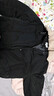 森馬（Semir）羽絨服女插肩袖可脫卸毛領(lǐng)2025新款冬季oversize花苞外套復(fù)古 黑色調(diào)（灰鴨絨）00399（特寬松介意可拍小一碼） S 曬單實(shí)拍圖