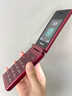 飛利浦（PHILIPS）V13P 海棠紅 翻蓋老人手機(jī) 移動(dòng)聯(lián)通電信4G全網(wǎng)通 雙卡雙待老年人手機(jī)大字大聲音備用智能學(xué)生手機(jī) 曬單實(shí)拍圖