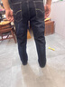 JEEP美國正品高端直筒牛仔褲男士春季寬松大碼中年爸爸裝商務(wù)休閑長(cháng)褲 藍黑色 常規 【官方正品】 33 曬單實(shí)拍圖