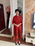 恒源祥喜婆婆旗袍媽媽婚宴裝唐裝禮服連衣裙新式中國風(fēng)香云紗套裝女夏季 兩件套：紅色【中國風(fēng)新中式年輕 L 【高端國際品牌輕奢】 曬單實(shí)拍圖