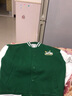 真維斯兒童外套春秋款女童棒球服男童帥氣衣服秋季童裝上衣小孩洋氣秋裝 綠 小綠毛x/J毛毛獸 160 曬單實(shí)拍圖