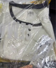 森馬（Semir）長(cháng)袖T恤女短款撞色打底衫簡(jiǎn)約風(fēng)秋季假兩件修身衣服101524101005 曬單實(shí)拍圖