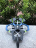 獸無人機(jī)100PLUS2遙控飛機(jī)航模無人機(jī)戰(zhàn)斗機(jī)泡沫滑翔機(jī)固定翼耐摔玩具男孩禮物炫酷燈光單電 曬單實(shí)拍圖